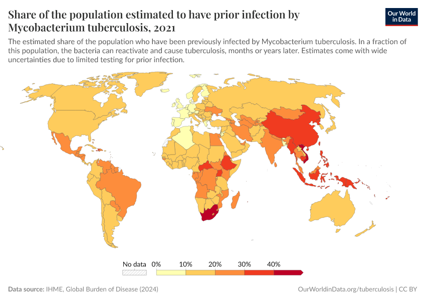 A thumbnail of the "Share of the population estimated to have prior infection by Mycobacterium tuberculosis" chart