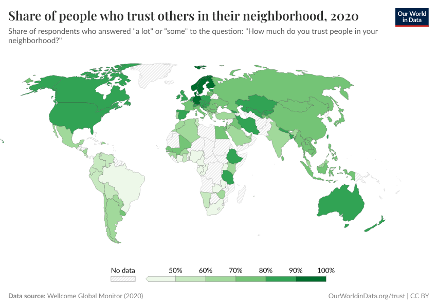 A thumbnail of the "Share of people who trust others in their neighborhood" chart