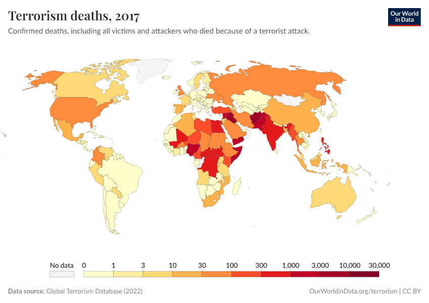 Terrorism deaths