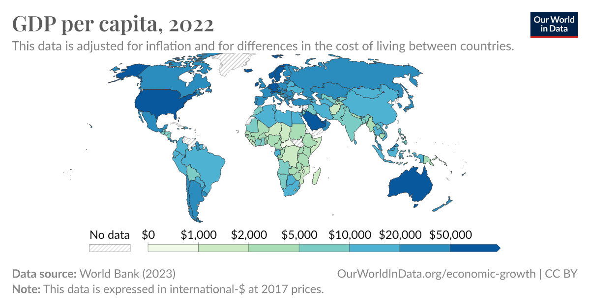GDP per capita - Our World in Data