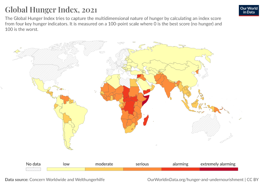 Global Hunger Index - Our World In Data