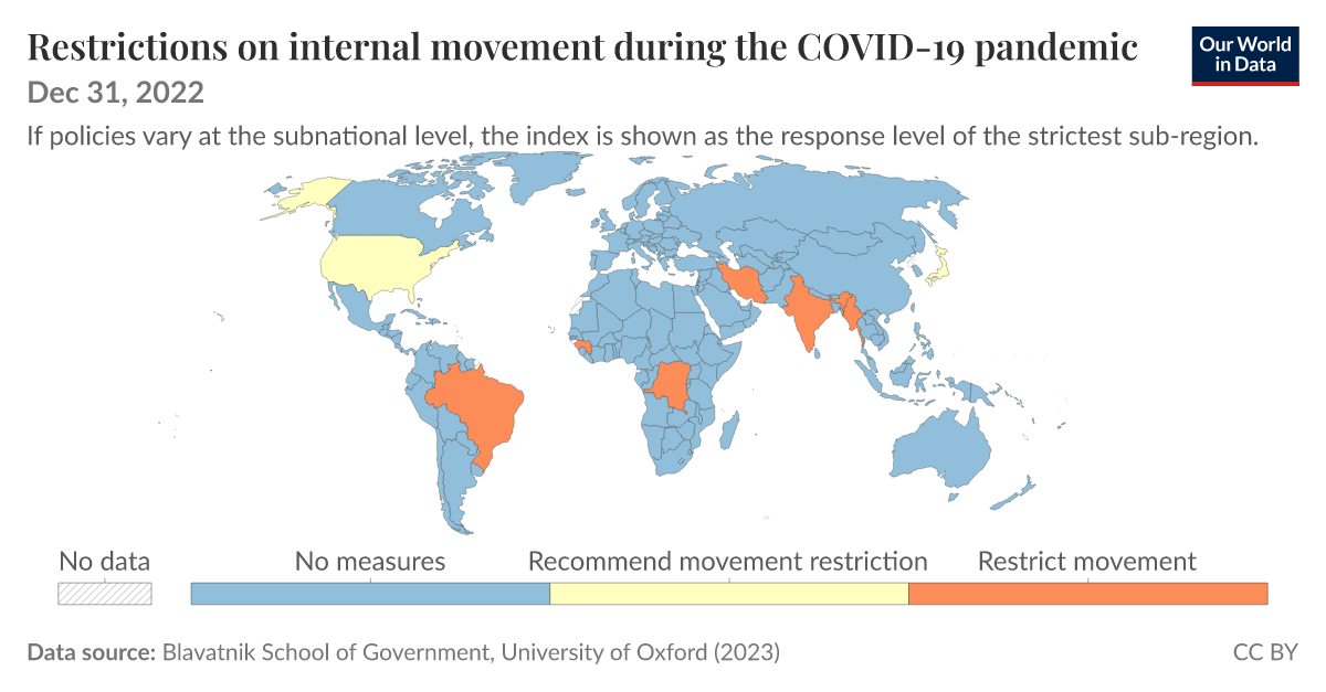 Restrictions on internal movement during the COVID-19 pandemic - Our ...