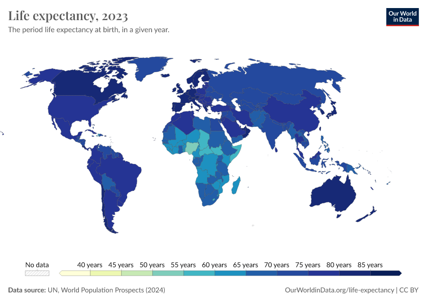 Life Expectancy - Our World In Data