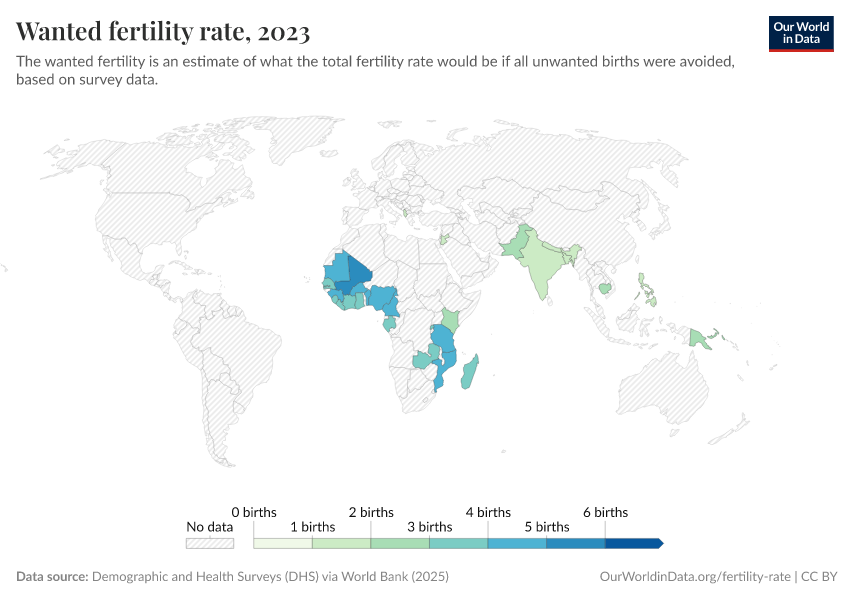 A thumbnail of the "Wanted fertility rate" chart