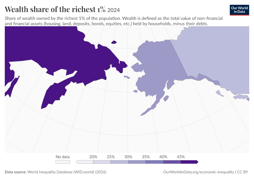 Wealth share of the richest