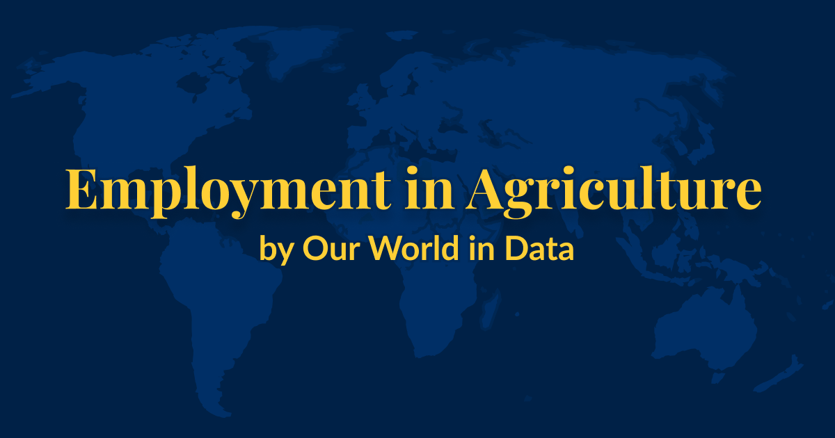 Employment in Agriculture