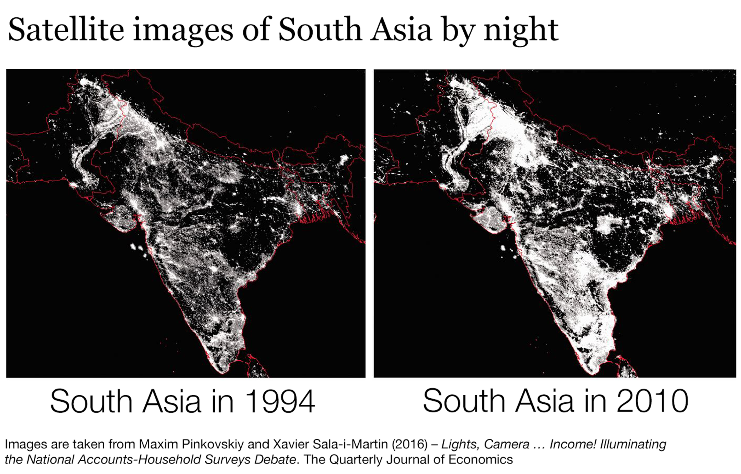 Satellite images of india by night – sala i martin paper