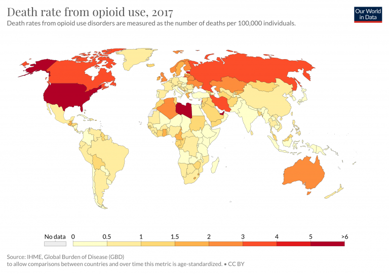 What Country Uses the Most Drugs?